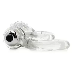 Двойное виброкольцо Screaming O - Double O 6 со стимулятором клитора – фиолетовый