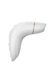 Вакуумно-волновой вибростимулятор клитора Satisfyer Pro Plus Vibration, 13 см, 21 режим, белый с золотом