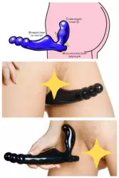 Безремневой страпон с вибрацией Gal Pal - Purple