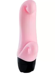 Фактурный вибратор-кролик Fun Factory Ocean 6 режимов, силикон, розовый
