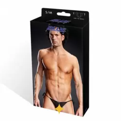 Черные мужские Side-Tie бикини BlueLine – S/M