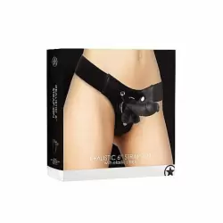 Страпон с кожанными трусиками Realistic 6 inch Strap-on