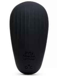 Изогнутый стимулятор клитора Fifty Shades of Grey Bullet Sensation, 15 режимов, 9 см, черный