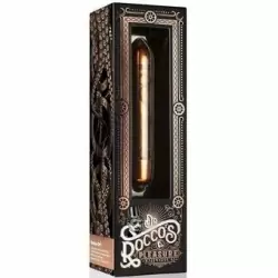 Золотая вибропуля с принтом «Daydream gold» Rock Off. 9 см, ABS-пластик