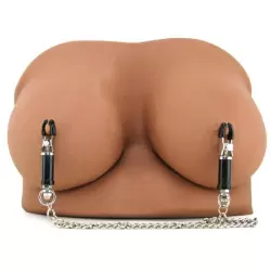 Зажимы для сосков Nipple Barrel Clamps – серебристый