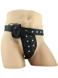 Трусы мужские Shock Jock с электростимуляцией – черный