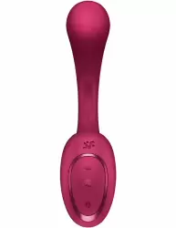 Изогнутый вибратор-кролик Satisfyer G for Goddess 2, 12 режимов, 5 скоростей, силикон, бордовый 