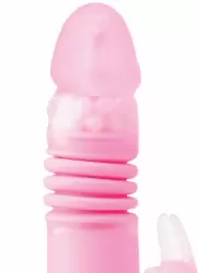 Вибратор с дистанционным пультом Thrusting Rabbit Pearl