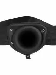 Полый фаллопротез Erection Assist, 15,2 см, силикон, черный