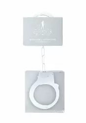 Металлические наручники Beginner's Handcuffs (белые)