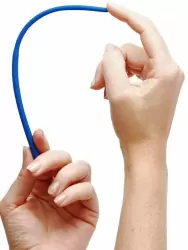 Набор силиконовых уретральных расширителей Invasion, 3 размера, силикон, синий