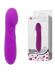 Восхитительный компактный вибратор Reuben с крупной головкой – розовый