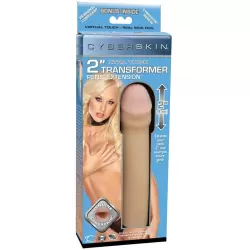 Насадка-удлинитель пениса Xtra Thick Transformer 2 - телесный