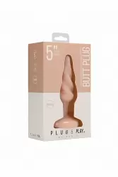 Анальная пробка Rounded - 5 Inch (бежевая)