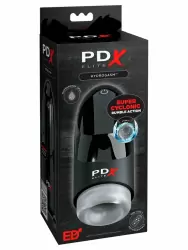 Автоматический вибромастурбатор-ротатор Pipedream Hydrogasm, 20 см, силикон, черный