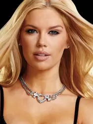 Колье с подвеской сердце Ann Devine – Heart Necklace With Bold Chain – серебристый