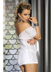 Очаровательная сорочка Caprice Eloisa – белый, S/M