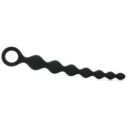 Анальная цепочка Perles D'Lux длинная – черная