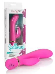 Очаровательный двойной вибратор Spellbound Bunny – розовый