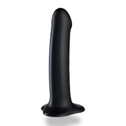 Крупный фаллоимитатор Fun Factory Magnum, с изогнутой головкой,18 см, силикон, черный