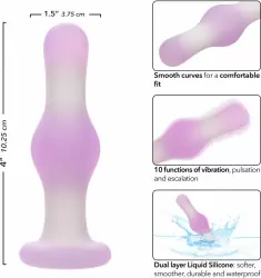 Элегантная анальная вибропробка LAVENDER HAZE BULB PROBE, 10 режимов, 10,25 см, лавандовый