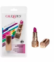 Вибропуля в форме губной помады HIDE & PLAY RECHRG LPSTK - PRP: 10 режимов вибрации, АБС-пластик