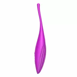 Точечный вибратор Satisfyer Twirling Joy, 17,8 см, силикон, фуксия
