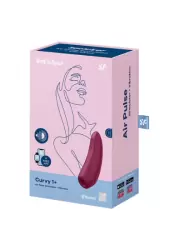 Satisfyer Curvy 1+ Красный Вакуумный стимулятор с возможностью управления через приложение
