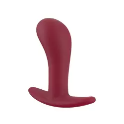 Анальная пробка Fun Factory Bootie Medium, среднего размера, 9.3 см, силикон, бордовая