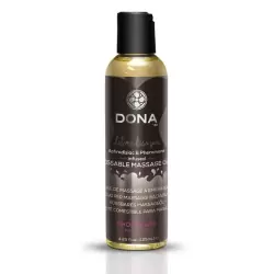 Массажное масло для оральных ласк Dona Let Me Kiss You со вкусом шоколадного мусса – 125 мл