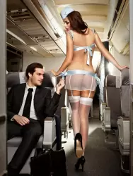 Игровой костюм Улетная Стюардесса - Diva Size