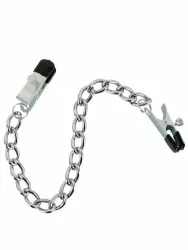 Элегантные зажимы на соски Orion Kette mit Klemmen, 43,5 см, металл, серебристый