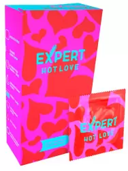 Гладкие презервативы EXPERT Hot Love, с разогревающим эффектом, 12 шт