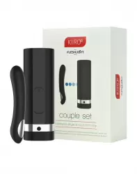 Интерактивный набор Kiiroo: мастурбатор Onyx 2 + вибратор Pearl – черный