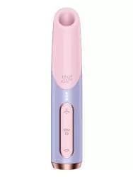 Вакуумный стимулятор клитора Satisfyer BOLD KISS, 12,5 см, 30 см, силикон, голубой с розовым