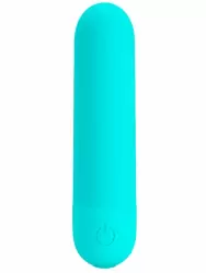 Перезаряжаемая вибропуля Baile Stefan, 10 режимов, бирюзовая