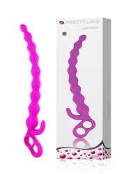 Длинная анальная цепочка Rupert – розовый