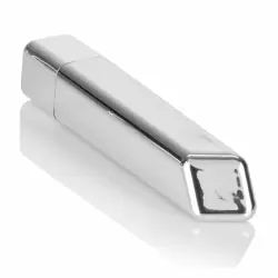 Вибропуля Calexotics Krōma Bullet Vibrator Teal - серебристый