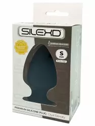 Анальная пробка SILEXD Plug Model 1, 9 см, силикон, черный