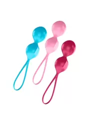 Набор вагинальных шариков Satisfyer Balls Double, 15,5 см, силикон