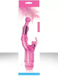 Вибромассажер со стимулятором клитора Jubilee – розовый