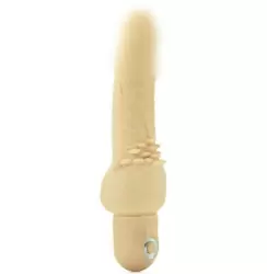 Фаллоимитатор водонепроницаемый Power Stud Cliterrific – телесный