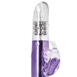 Вибромассажер Хай-Тек Enchanted Thrusting Butterfly – фиолетовый