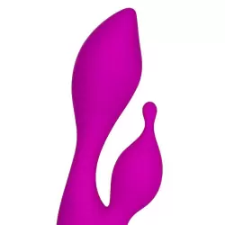 Вибромассажер со стимулятором клитора Vanity Vr4.5 перезаряжаемый – фиолетовый