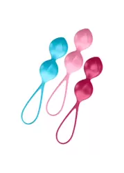 Набор вагинальных шариков Satisfyer Balls Double, 15,5 см, силикон