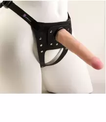 Фаллоимитатор NeoSkin с поясом Harness Medical Technology 18,2 x 3,2 см – телесный