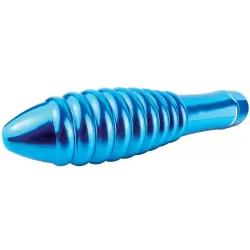 Вибромассажер Pure Aluminium Large Blue – синий