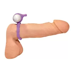 Насадка-кольцо для пениса с вибрацией Smile Loop - фиолетовый