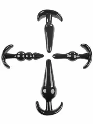 Набор анальных пробок для новичков Evolved Selopa , с анатомическим контуром, 4 размера