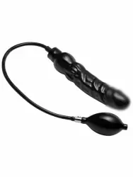 Реалистичный фаллоимитатор Master Series, надувной, 25,4 см, черный